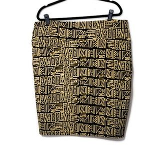 Lularoe 2XL tribal print cassie pencil skirt